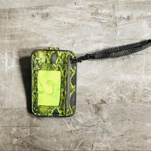 Express Neon Python Style Wristlet